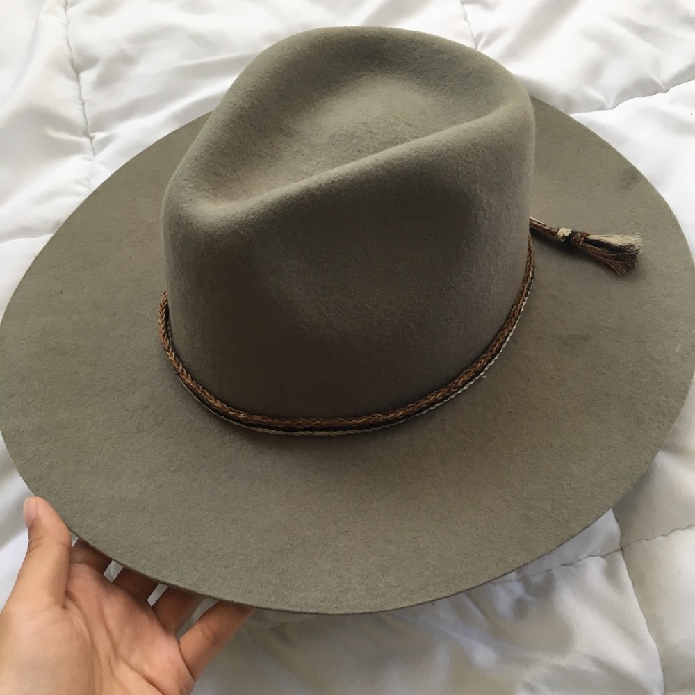 Brixton - Leonard Fedora Hat Small 56cm Grey